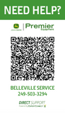 Double sided PARTS/SERVICE - Business Card (Store specific)