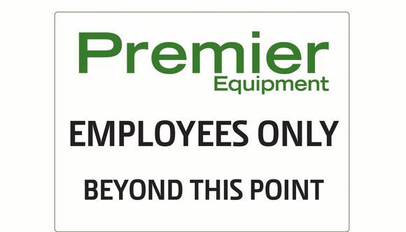 EMPLOYEES ONLY - Beyond this point