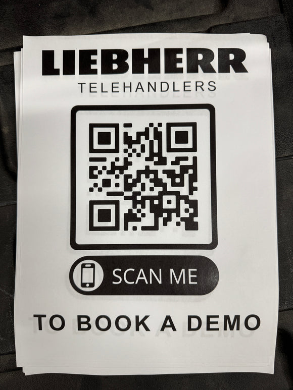 Liehberr BOOK A DEMO sign for Cab