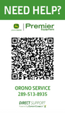 Double sided PARTS/SERVICE - Business Card (Store specific)