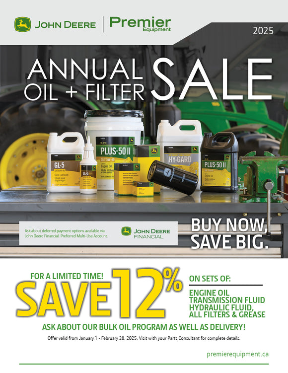 2025 Oil + Filter Sale - Flyer