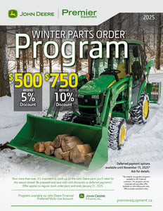 2025 Winter Parts Order Program - Flyer