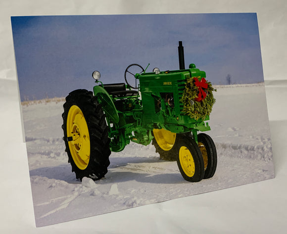 CHRISTMAS CARD - Tractor